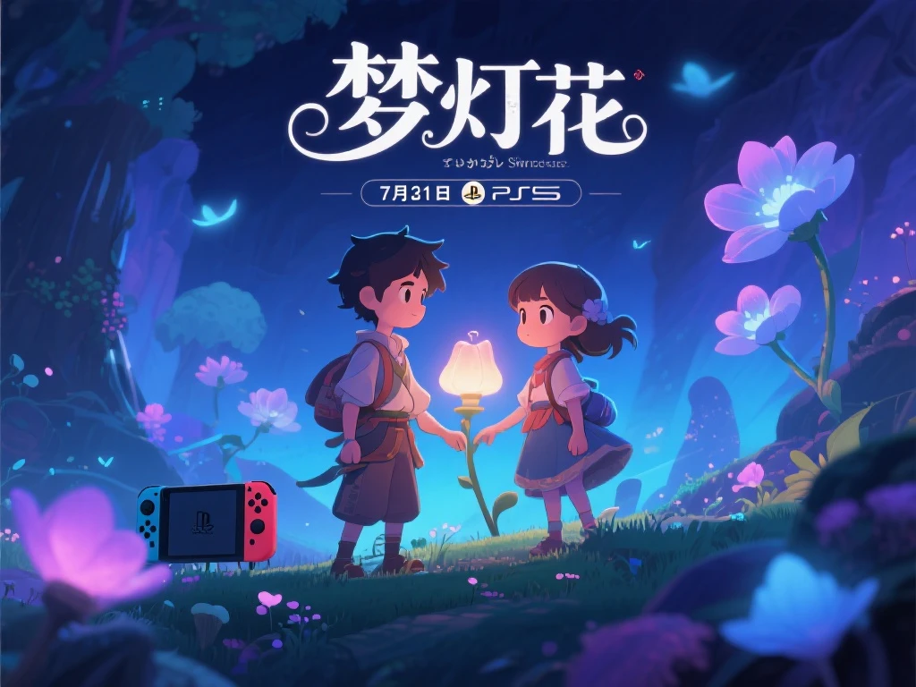 《梦灯花》7月31日强势登场PS5／Switch 双人冒险之旅开启