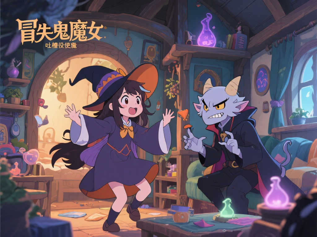 《魔女守护者》冒失魔女与毒舌使魔的爆笑日常 《魔女守护者》冒失魔女与毒舌使魔的爆笑日常